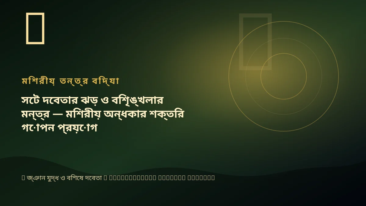 সেট দেবতার ঝড় ও বিশৃঙ্খলার মন্ত্র — মিশরীয় অন্ধকার শক্তির গোপন প্রয়োগ